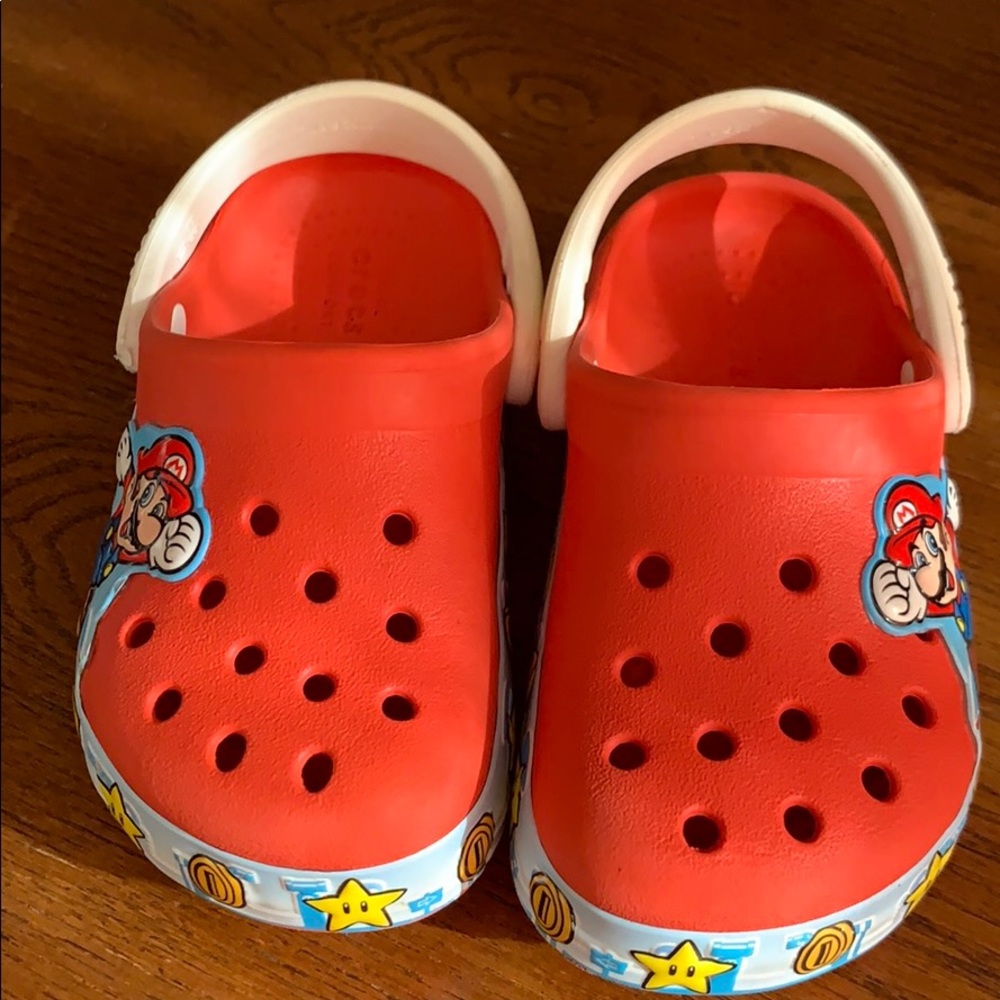 Kids boys light up crocs